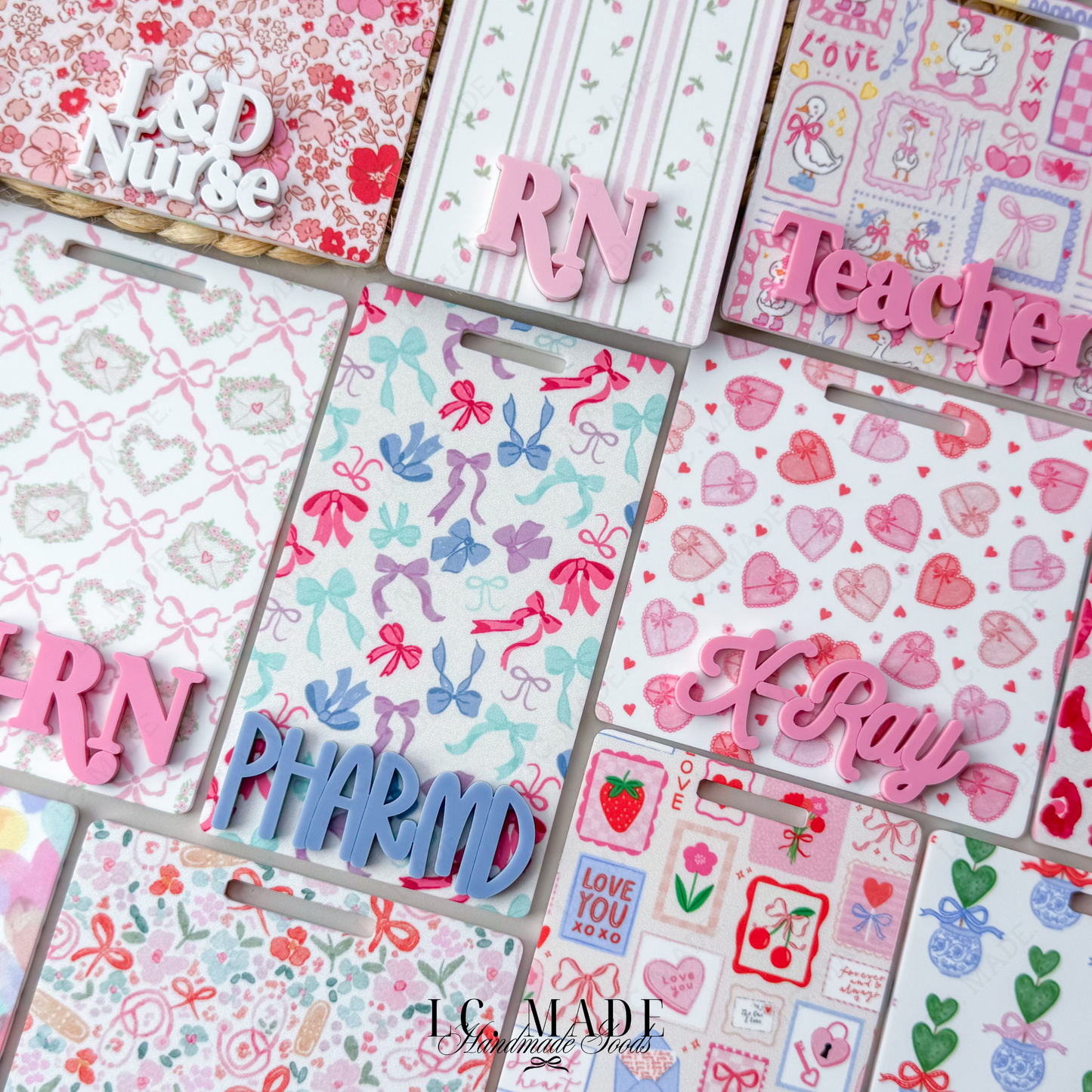Love Collection | Personalized Badge Buddy | Badge Reel