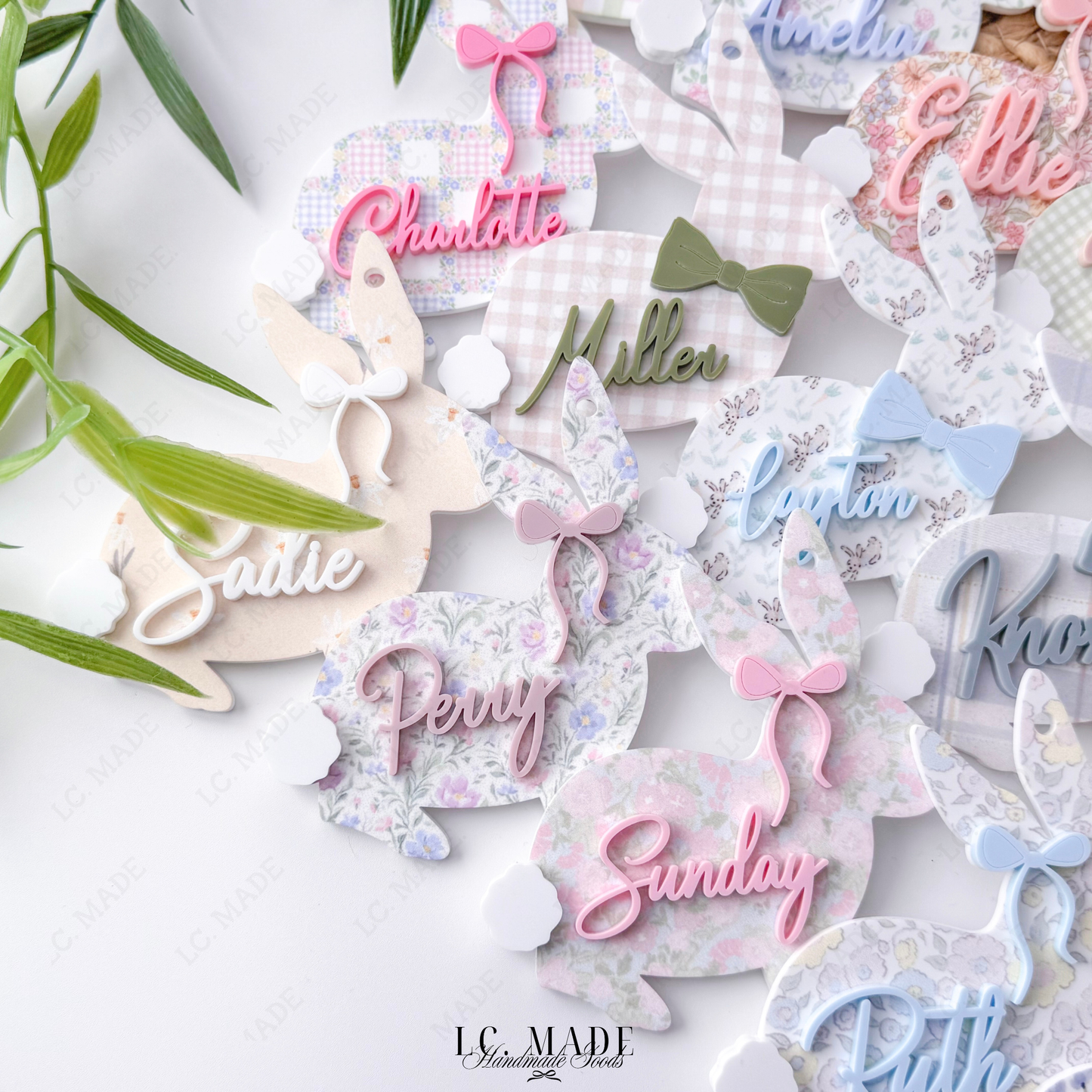 Easter Bunny Basket Tag