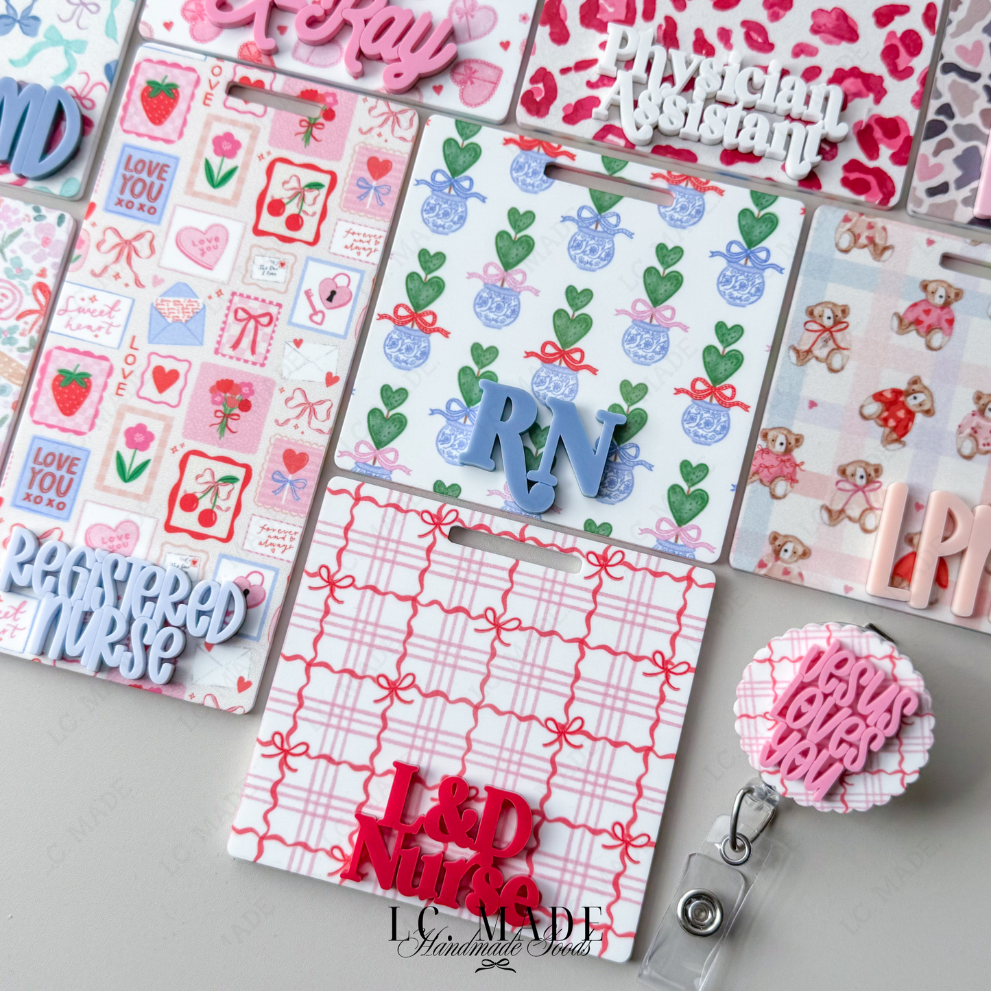 Love Collection | Personalized Badge Buddy | Badge Reel