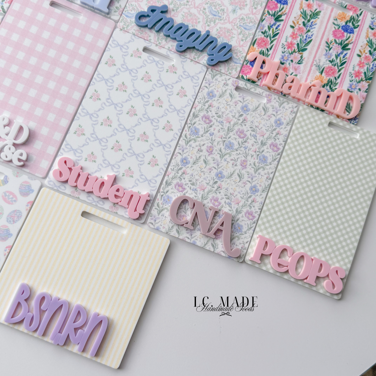 Spring Collection | Personalized Badge Buddy | Badge Reel