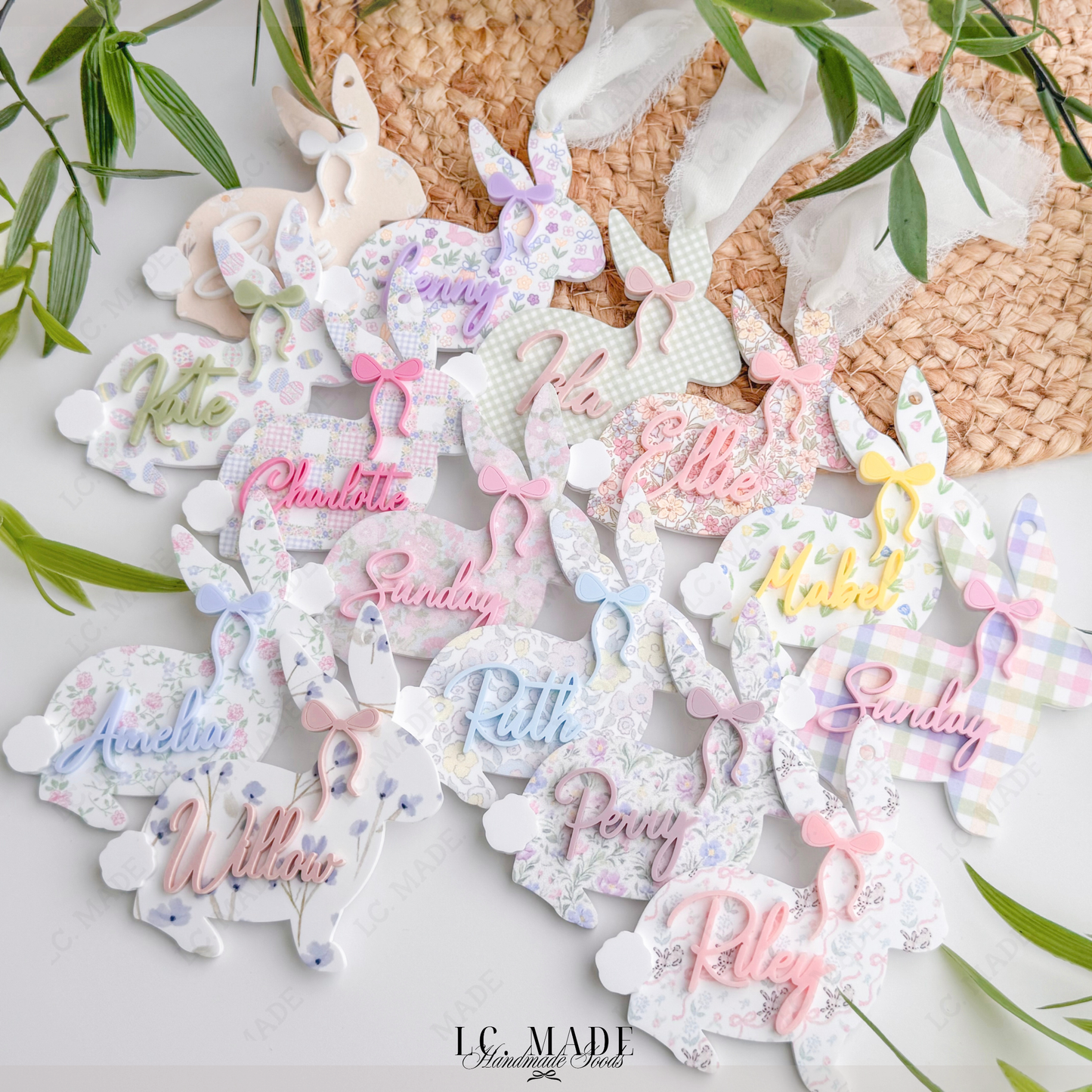 Easter Bunny Basket Tag