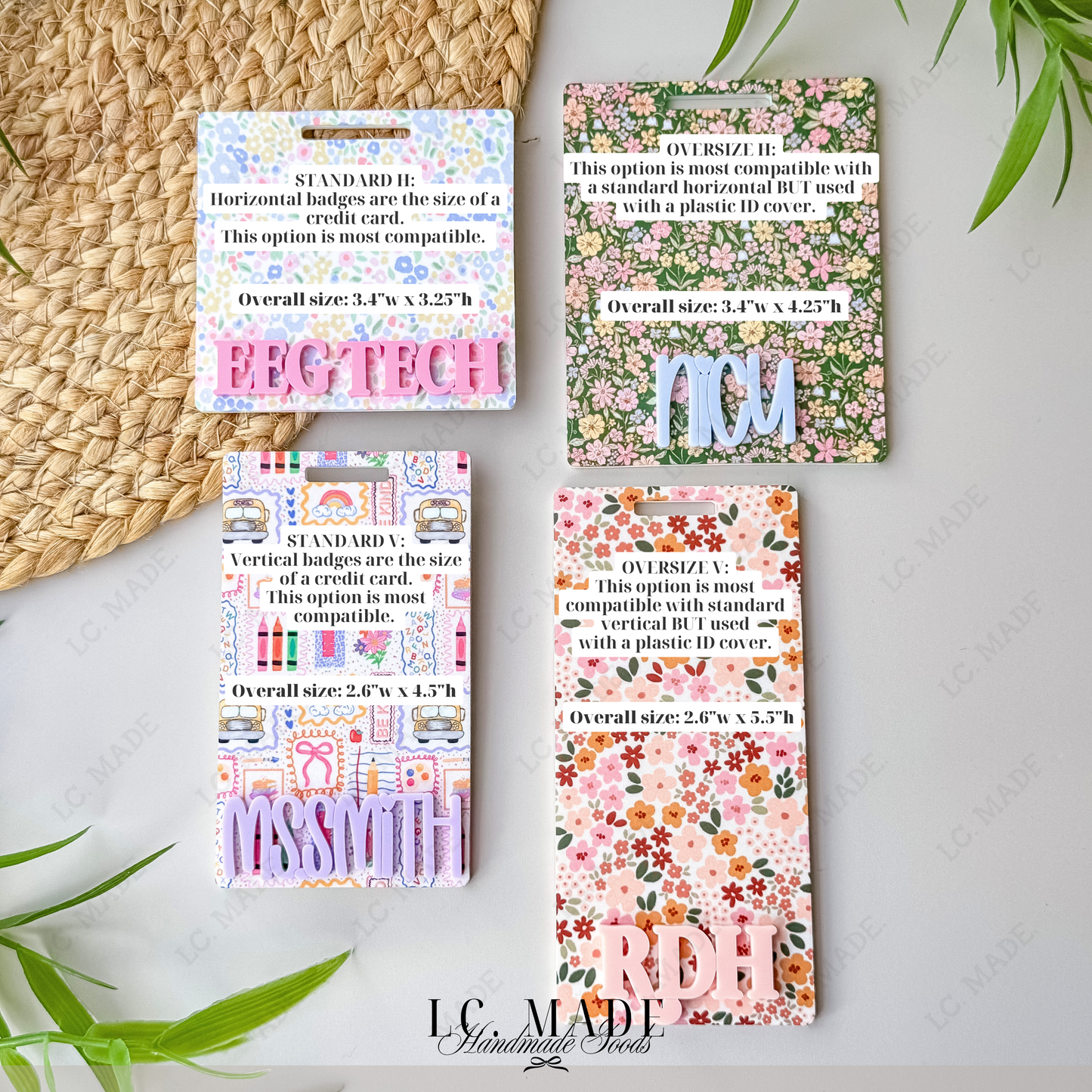 Love Collection | Personalized Badge Buddy | Badge Reel