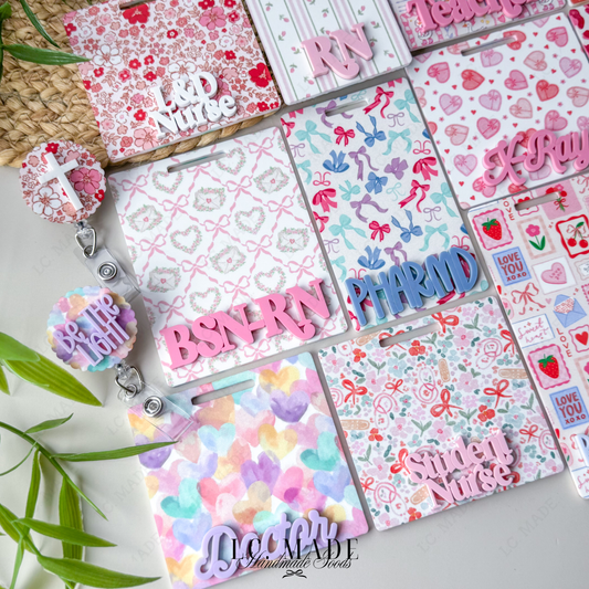 Love Collection | Personalized Badge Buddy | Badge Reel