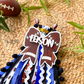 Sports Bag Ribbon Tassel | Baseball | Softball | Soccer | Football | Volleyball | Sports Bag Tag