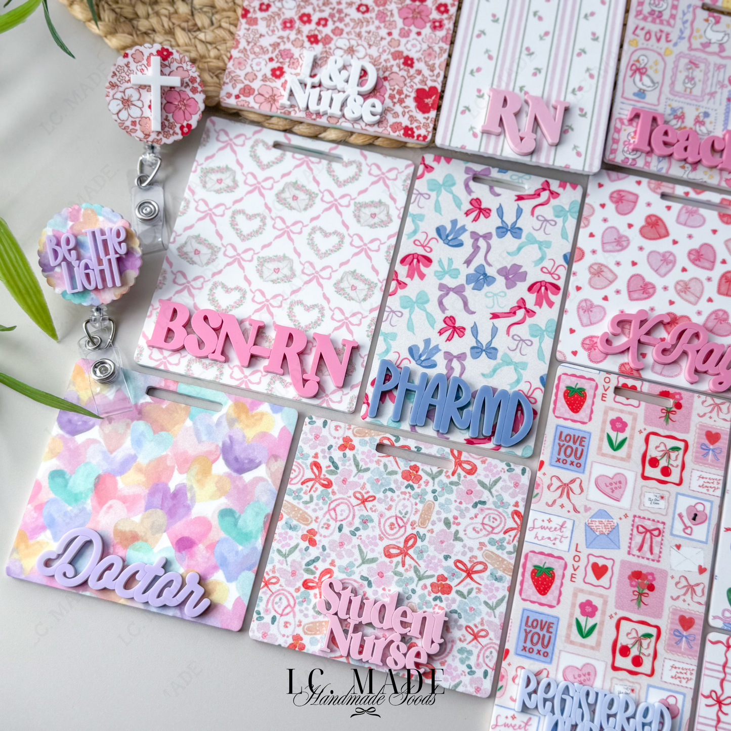 Love Collection | Personalized Badge Buddy | Badge Reel