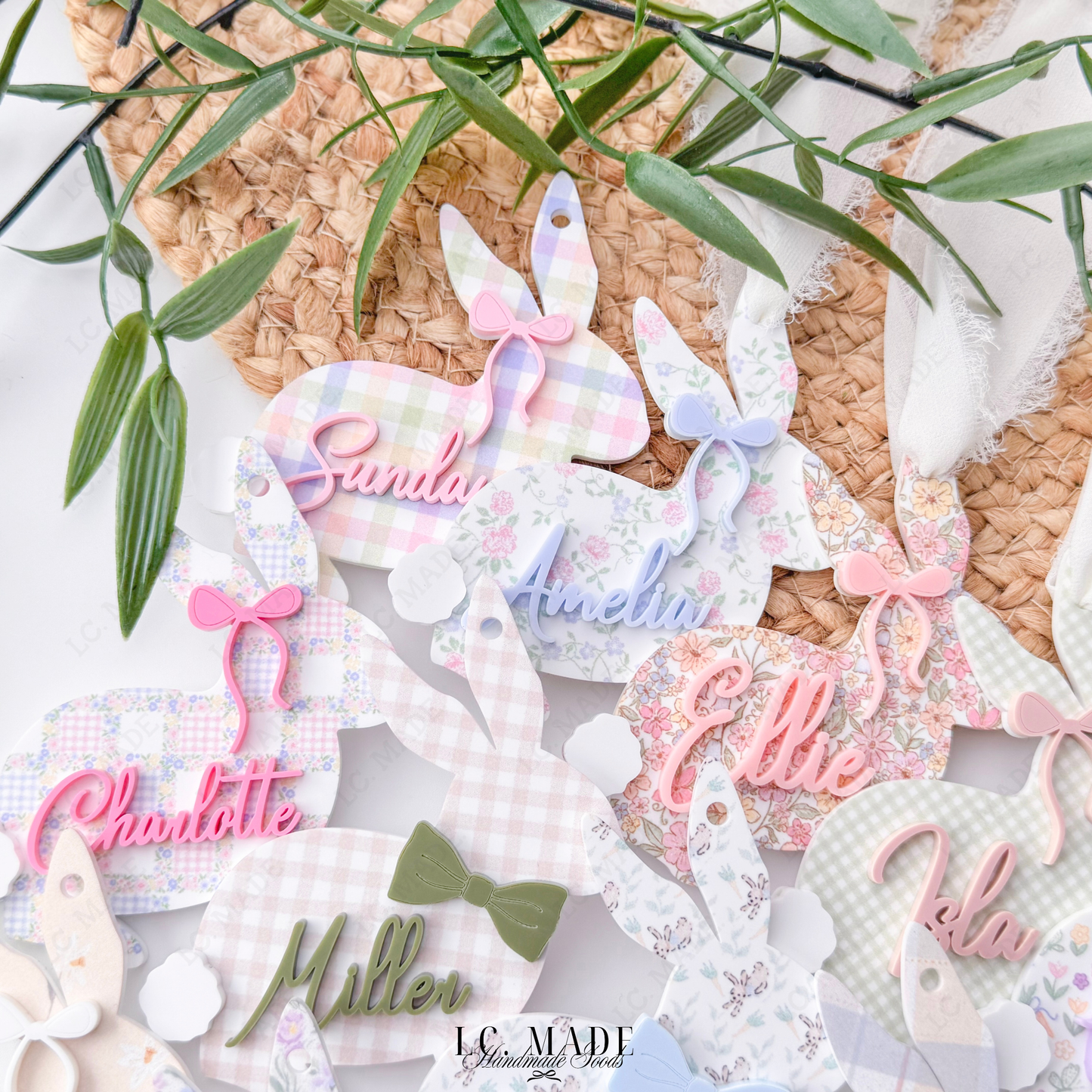 Easter Bunny Basket Tag