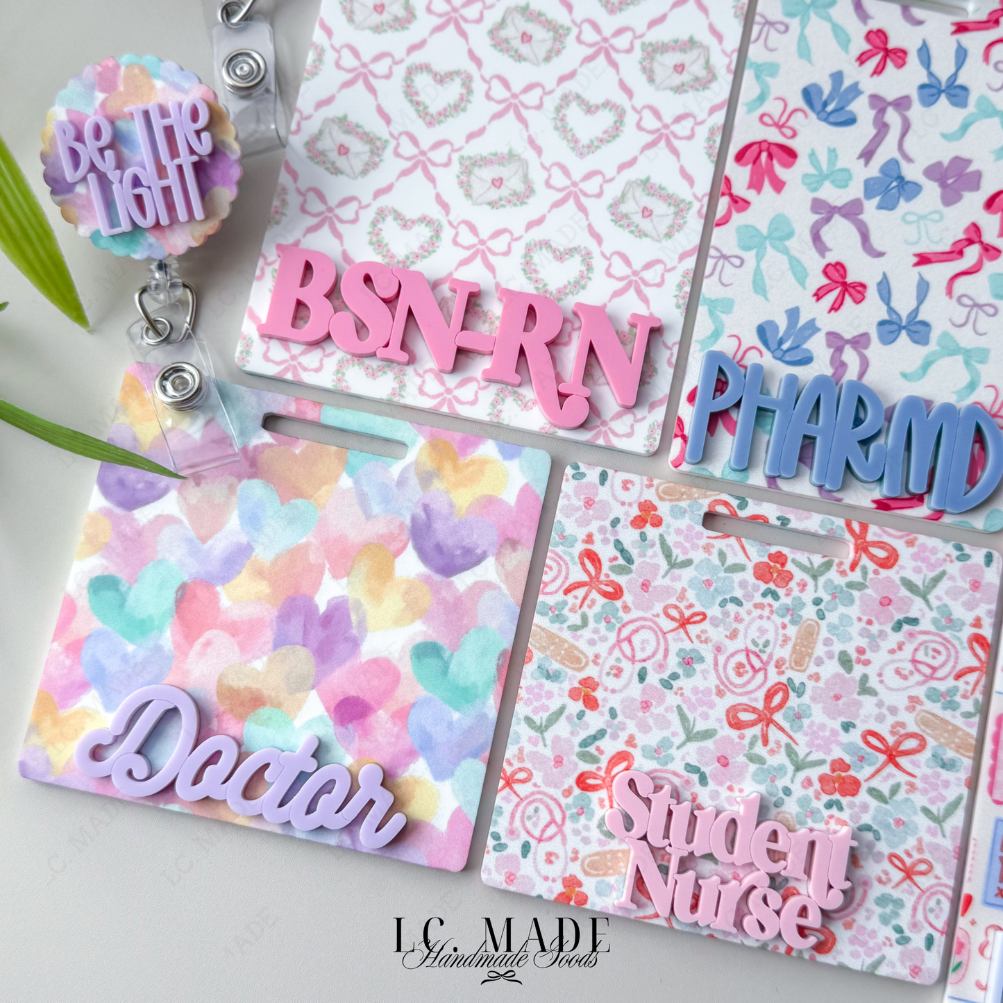 Love Collection | Personalized Badge Buddy | Badge Reel