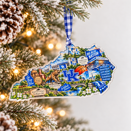 Kentucky Christmas Ornament