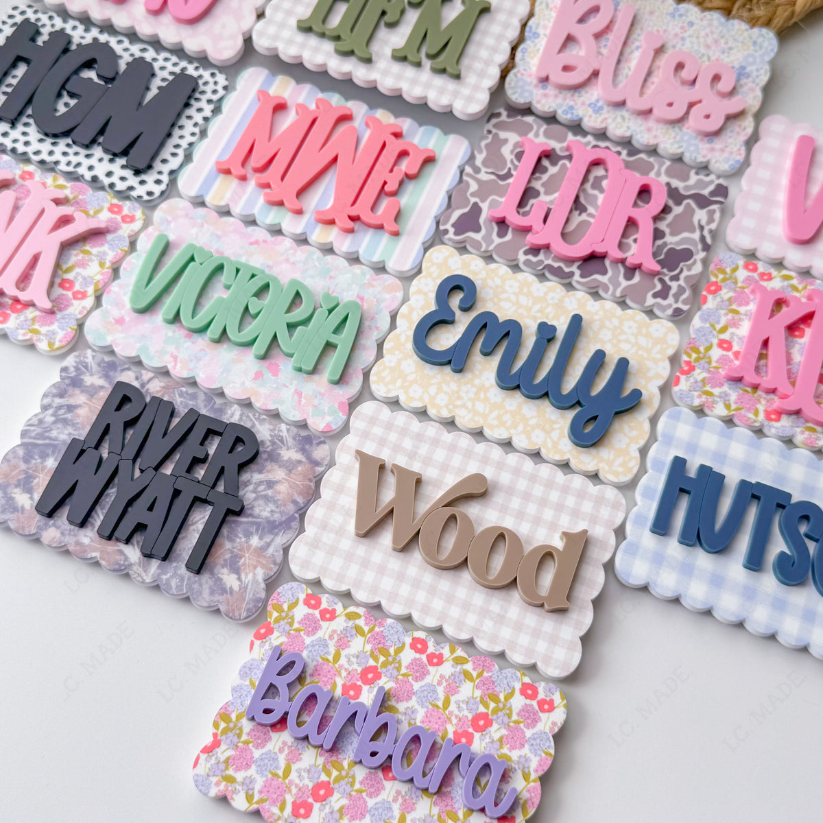 Personalized Yeti Patch, Custom Acrylic Yeti Camino Patch, Personalized Yeti Bag Charms, Yeti Bag Tags, Monogram Patch, Yeti Cooler Patch