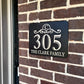 Personalized House Number Sign