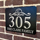 Personalized House Number Sign