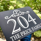 Personalized House Number Sign