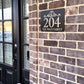 Personalized House Number Sign