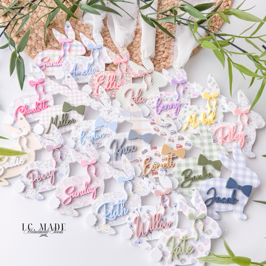 Easter Bunny Basket Tag