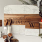 5pc Marble/Wood Cutting Board + Utensil Set