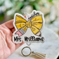 Teacher Lanyard, Personalized, Pencil Bow Lanyard, Acrylic Lanyard, Personalized Teacher Lanyard, Badge Holder, Pencil Lanyard, Teacher Gift