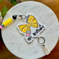 Teacher Lanyard, Personalized, Pencil Bow Lanyard, Acrylic Lanyard, Personalized Teacher Lanyard, Badge Holder, Pencil Lanyard, Teacher Gift